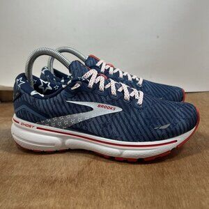 Brooks Ghost 15 Women's Size 7 USA Red White Blue Running Shoes